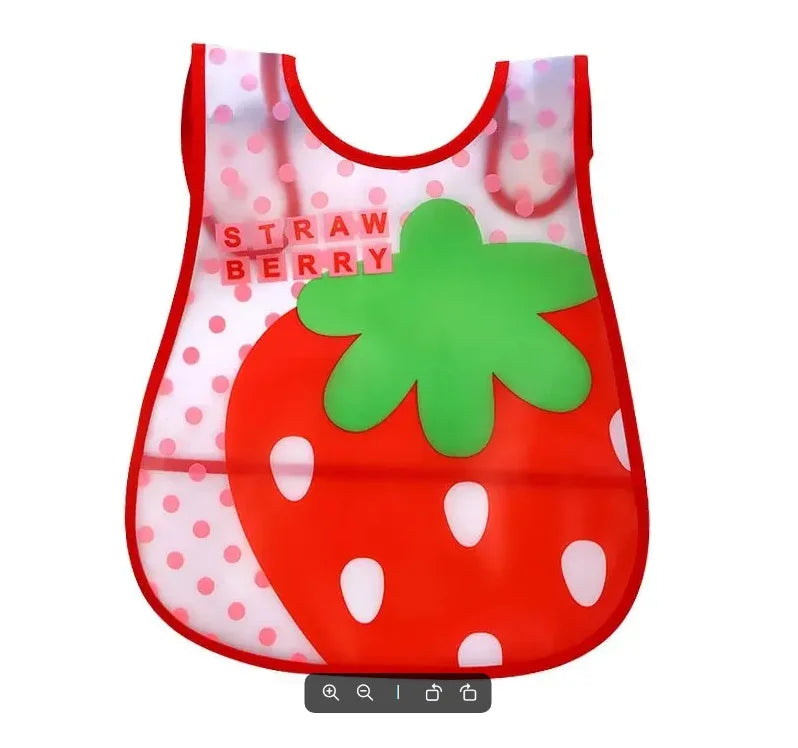 Baby Feeding Bib with Catch Pocket