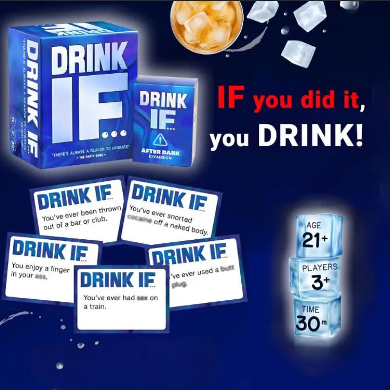 Drink IF... Hilarious Adult Drinking Game Cards