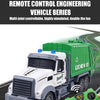 A green and white remote control truck model is shown next to a controller, demonstrating 2.4g remote control engineering.
