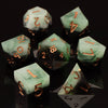 Handmade Resin Sharp Edge Dice Set for RPG Games