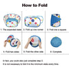 Kids' Foldable Ball Pit Play Tent with Storage Basket
