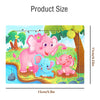 Wooden Animal Jigsaw Puzzles for Toddlers (Set of 12)