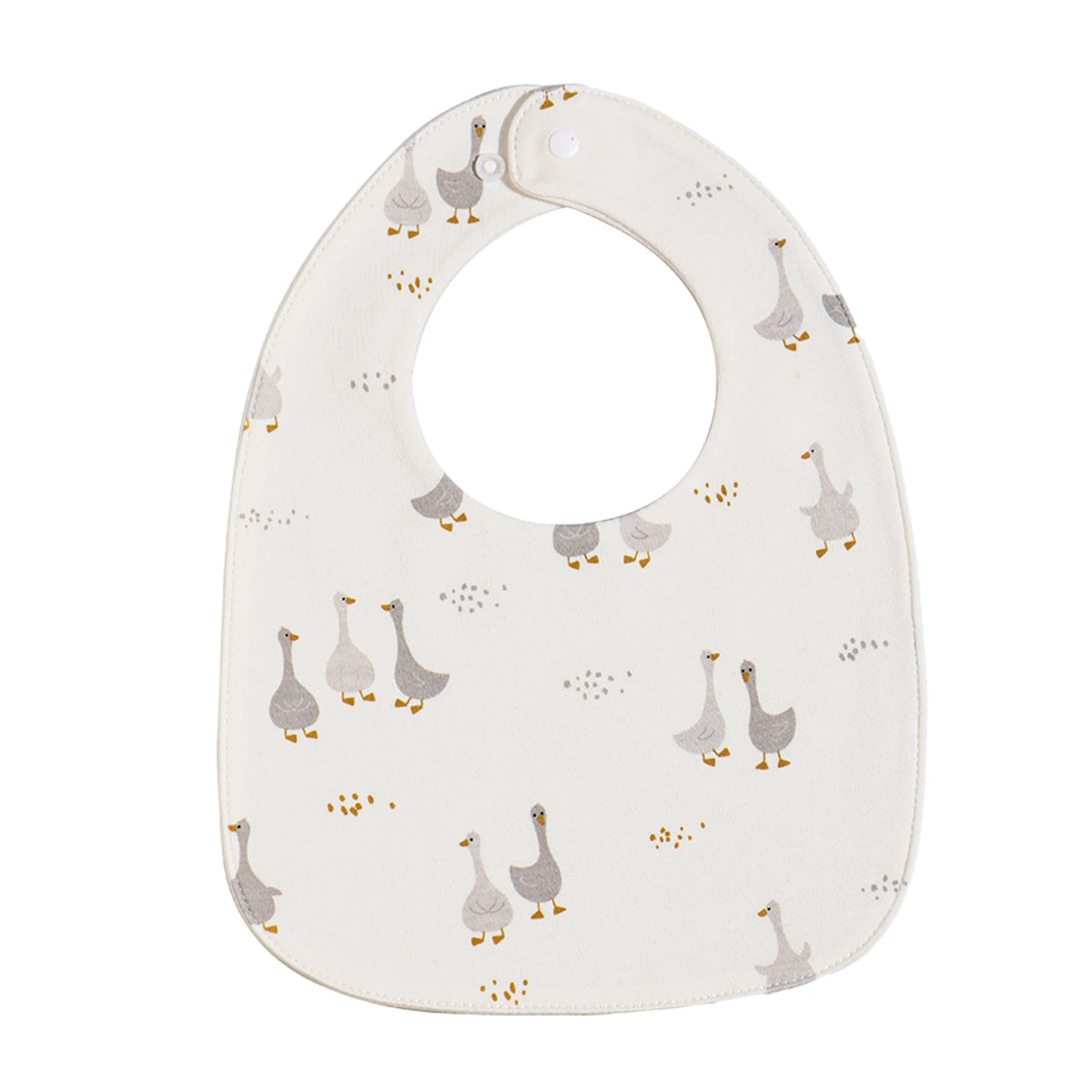 Soft Cotton Waterproof Baby Bibs (3-Pack, U-Shaped Design)