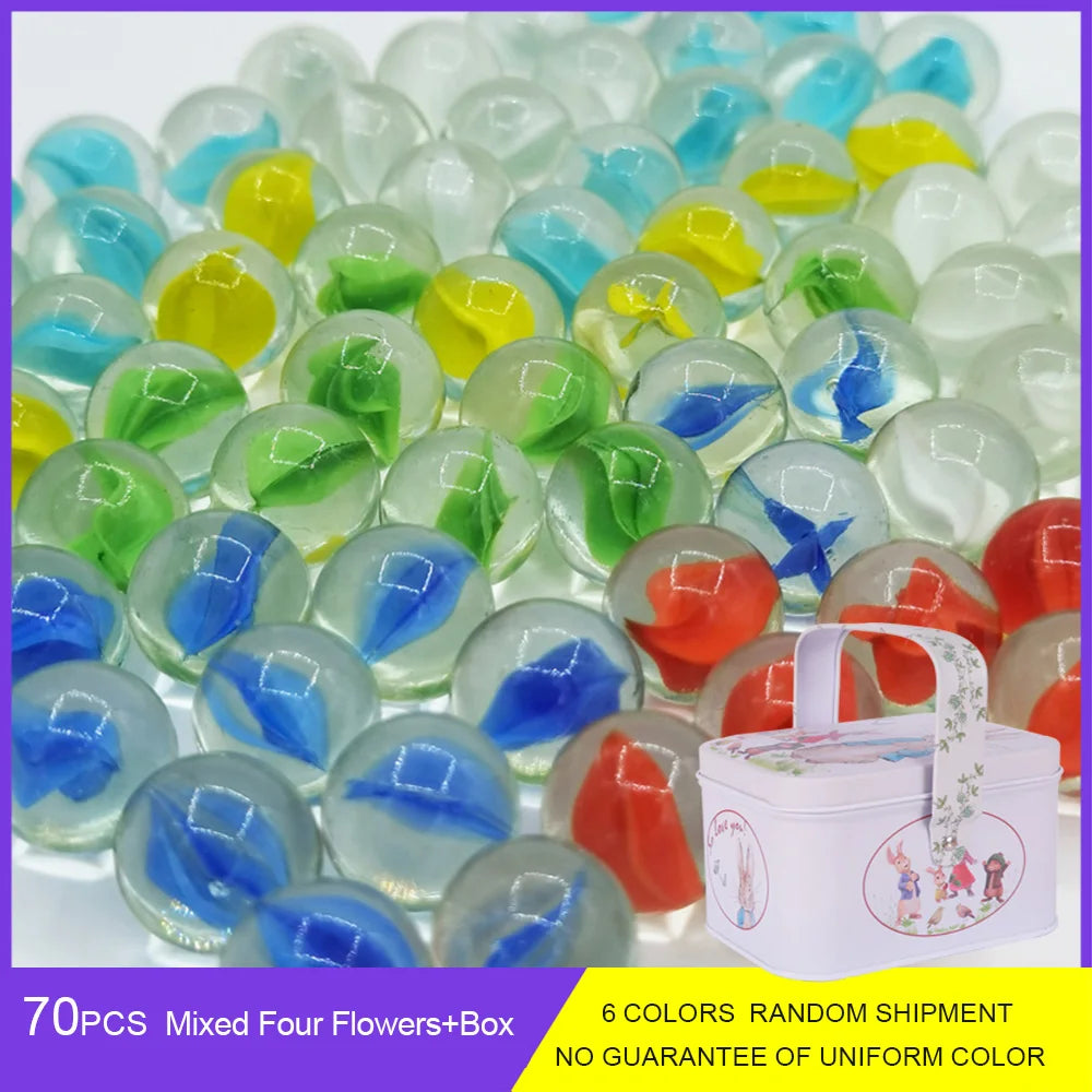 Colorful Glass Marbles for Play, Decor & Craft Projects