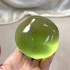 Transparent Blue Squishy Stress Ball – Soft Rebounding Sensory Toy