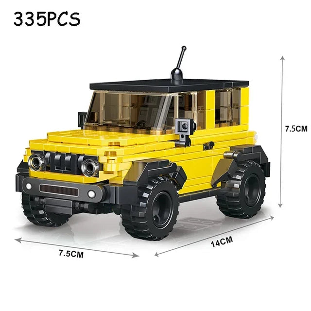 Supercar Model Building Block Kit