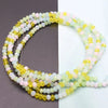 Mixed-Color Rondelle Glass Beads for Jewelry Making