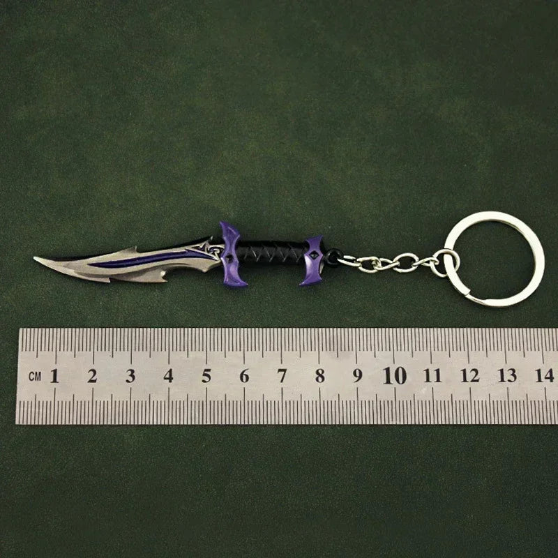 Valorant Reaver 2.0 Karambit Metal Keychain