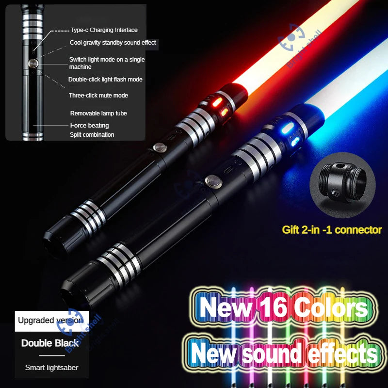 RGB Color-Changing Lightsaber with Sound Effects
