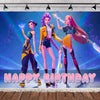 K-Pop Theme Party Backdrop for Birthday Celebrations