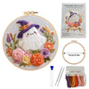 Fall Harvest Pumpkin Embroidery Kit for Adults