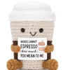 Handmade Crochet Pocket Hug Doll with Positive Vibe