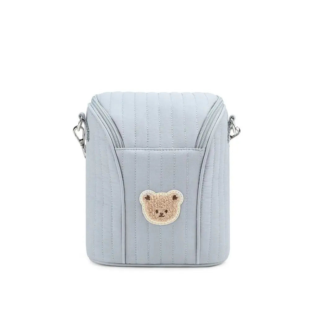 Insulated Baby Bottle Cooler Bag with Cute Bear Design
