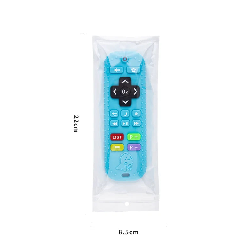 Silicone Remote Control Teether for Baby Teething Relief