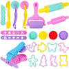 Animal Playdough Tools Kit for Kids with Cutters and Molds