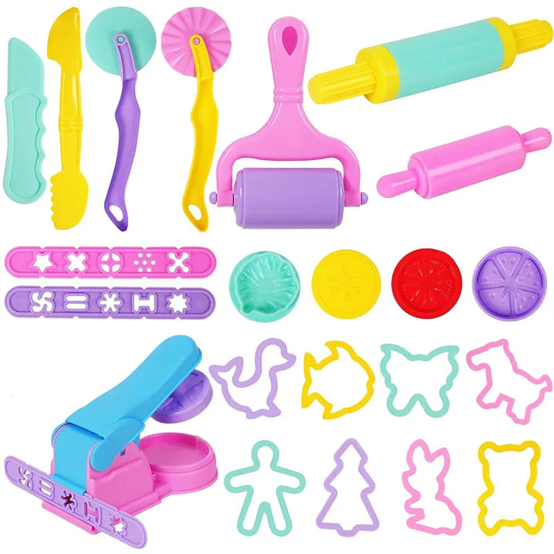 Animal Playdough Tools Kit for Kids with Cutters and Molds