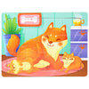 Wooden Animal Jigsaw Puzzles for Toddlers (Set of 12)