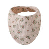 Organic Cotton Muslin Baby Bib with Bandana Style