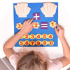 Montessori Felt Finger Numbers Math Toy for Kids
