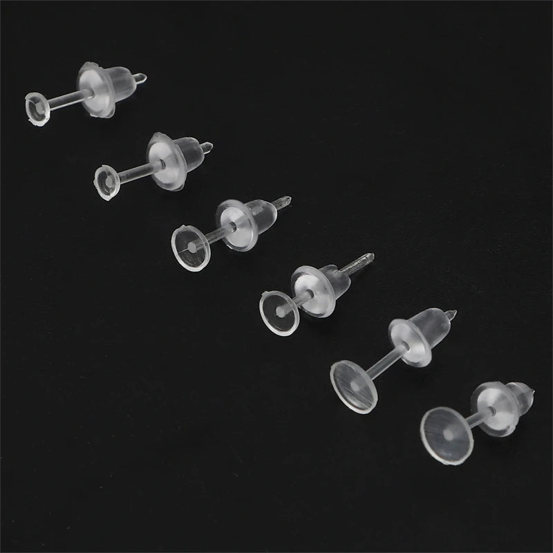 Invisible Plastic Earrings for DIY Jewelry Making