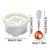 Elegant wax seal melting kit featuring a silver heater and a copper-colored spoon for melting wax.