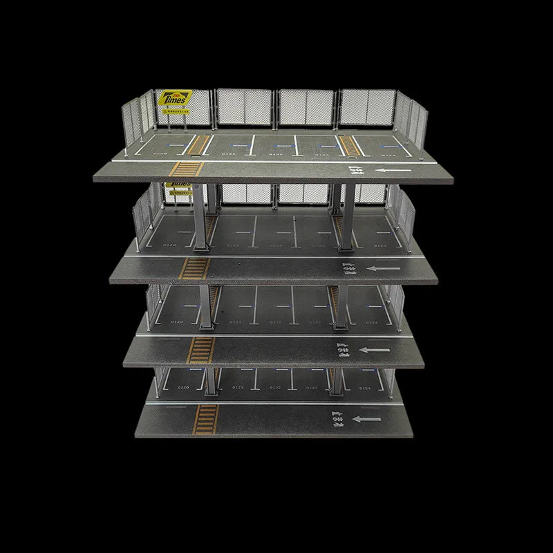 1:64 Scale Garage Diorama Model Kit with Working Lights