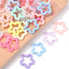 Colorful Acrylic Star Pendants for DIY Jewelry Making & Keychains