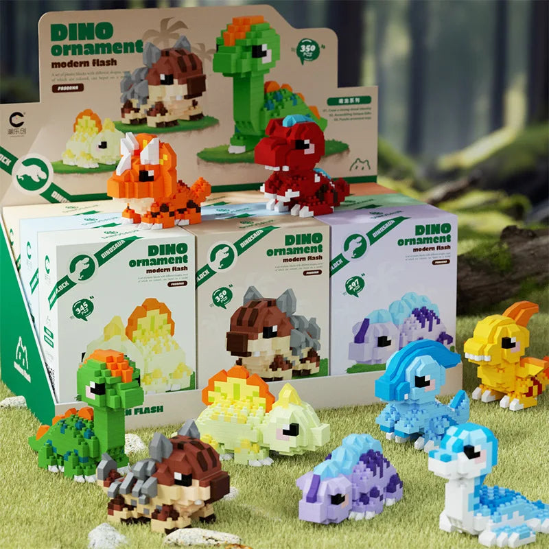 Jurassic T-Rex Micro Building Blocks Set