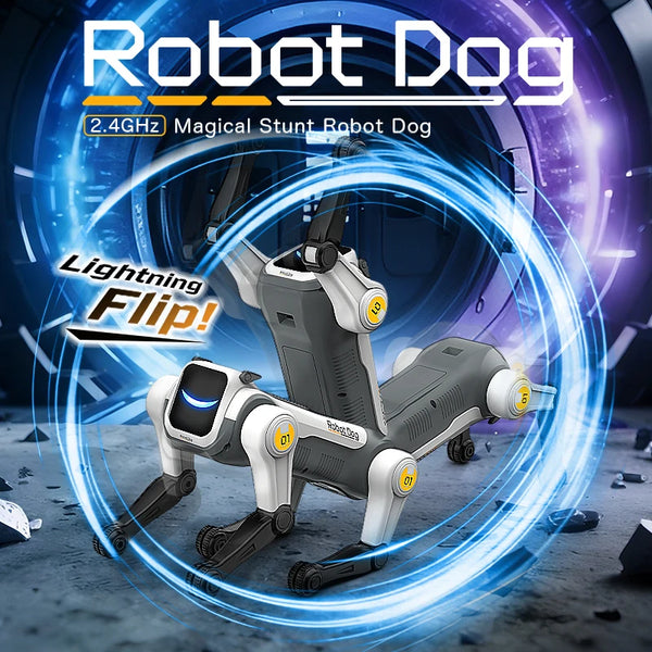 Interactive Robot Dog with Voice Commands and Dance Moves
