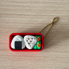 Cute Cartoon Cake Fidget Keychain – Stress Relief Clicker Toy