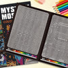 Mystery Mosaic Color by Number Coloring Book for Adults