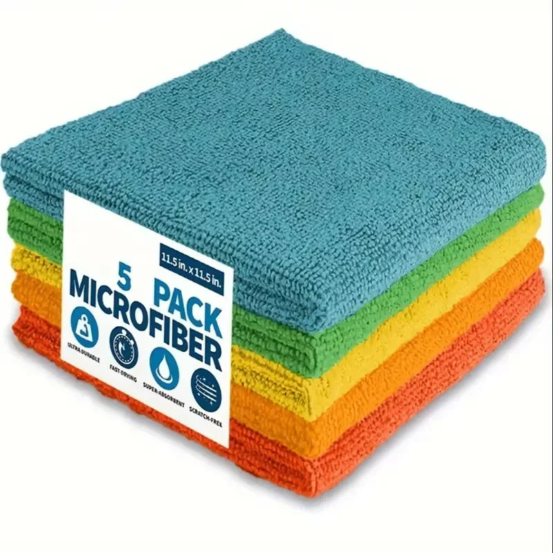 Ultra-Absorbent Microfiber Cleaning Cloths (Multi-Pack)