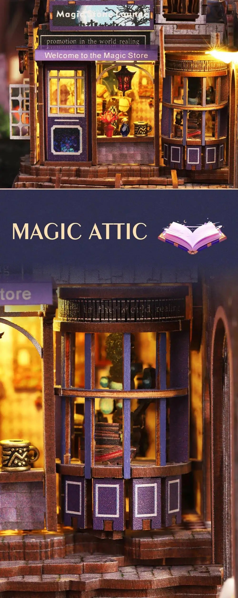 The Gate of Secret Realm Wooden Miniature House Kit