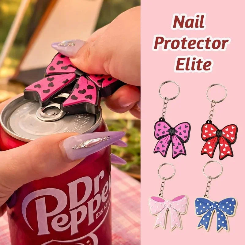 Elegant Bow Keychain Bottle Opener