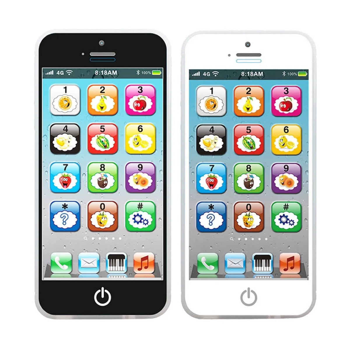 Interactive Learning Toy Phone for Kids – Numbers & Fruits