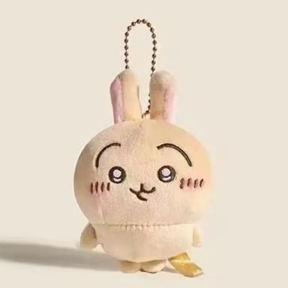 Kawaii Usagi Plush Keychain Charm - 13cm Soft Anime Stuffed Pendant