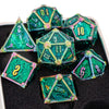 Metal Polyhedral Dice Set for Tabletop RPGs