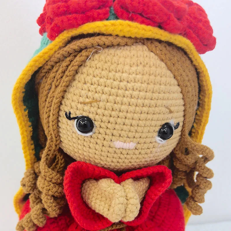 Handcrafted Crochet Doll Figurine
