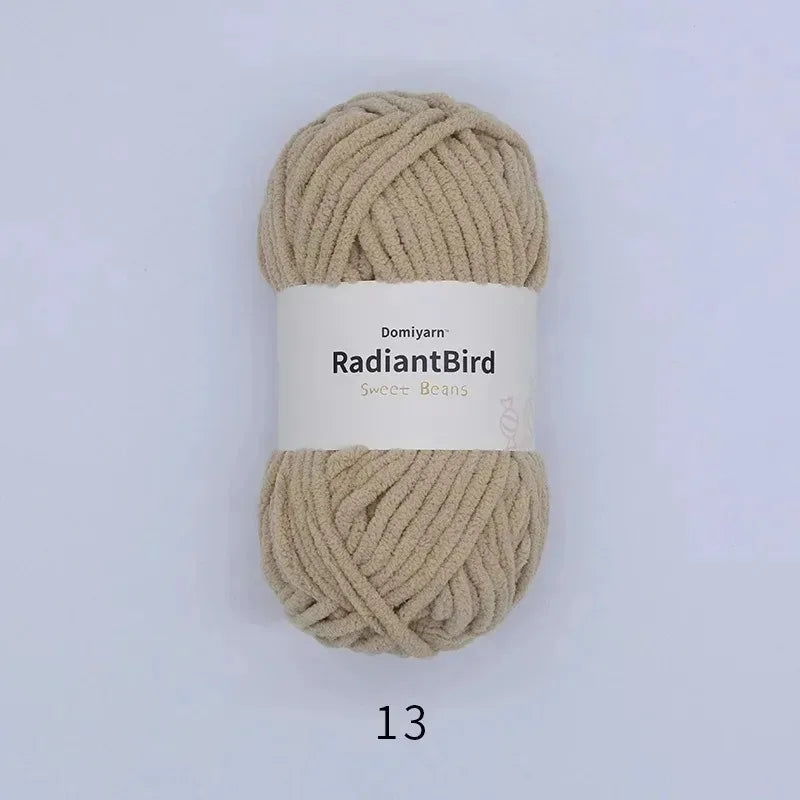 Soft Polyester Yarn for Knitting and Crochet