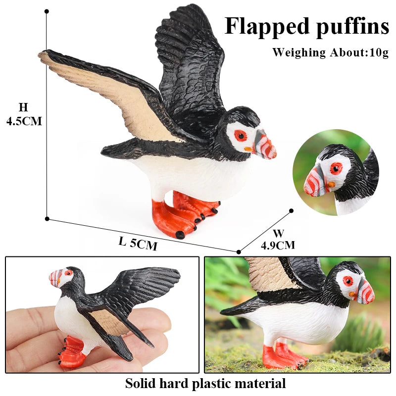 Realistic Bird Figurine Set – Educational PVC Models for Kids and Collectors