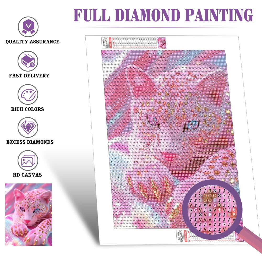 Handcrafted Diamond Painting Animal Art Kit