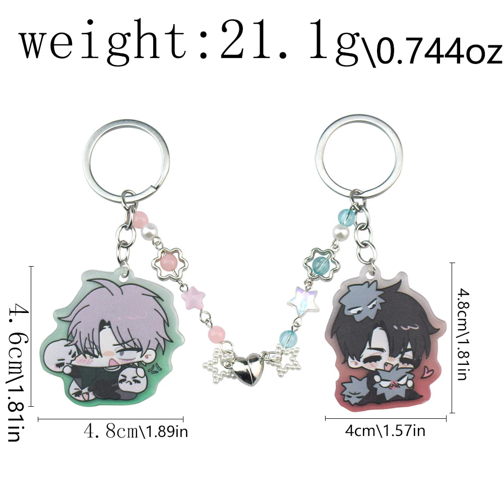 Cartoon Alien Stage Ivan & Till Acrylic Keychain