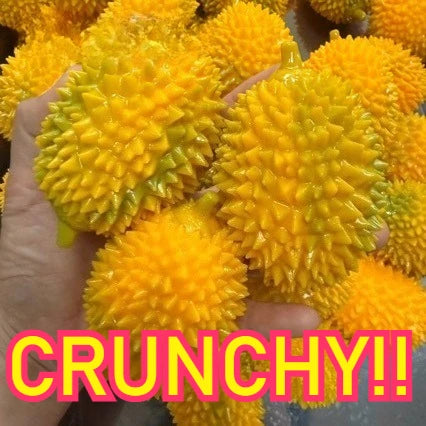 Crunchy Durian & Dragon Fruit Stress Ball – Squeeze Toy Set