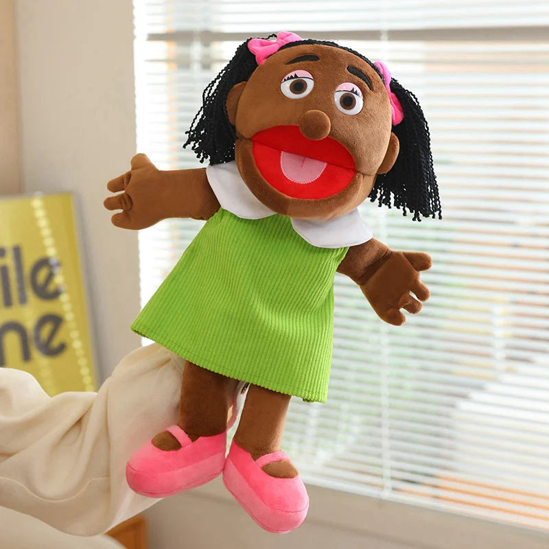 Soft Plush Family Hand Puppet Set for Storytelling and Play