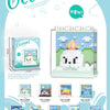 A set of miniature building blocks featuring ocean animals like a shark, dolphin, and whale models.