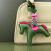 Handcrafted PU Leather Pony Bag Charm