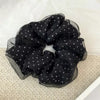 Polka Dot Mesh Scrunchie Hair Ties