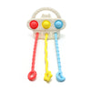 Bear Silicone Teether with Textured Pull String for Babies