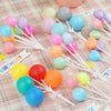 Colorful Plastic Cake Toppers for Birthday Parties & Desserts
