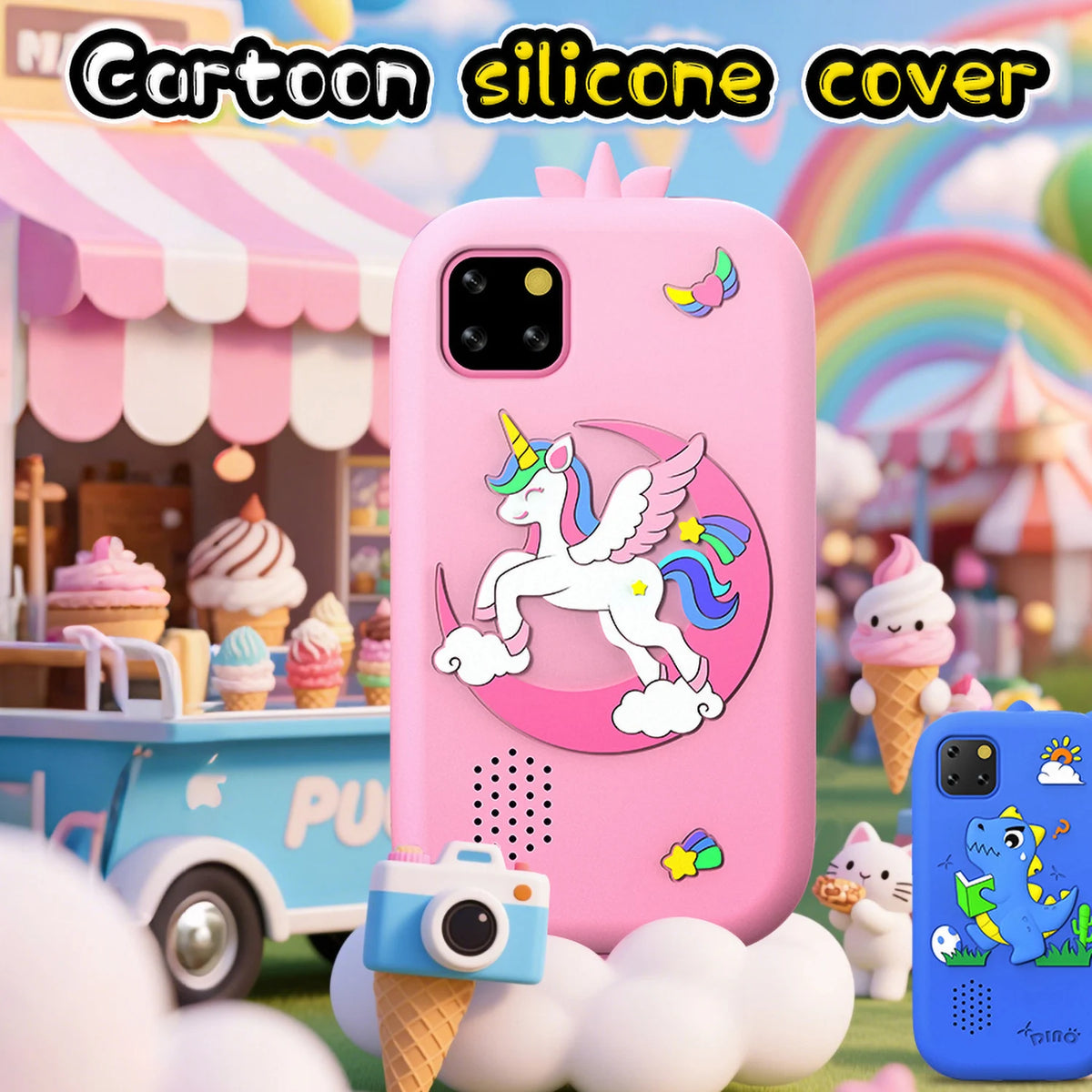 2.8" Touchscreen Kids' Smartphone Toy with Camera, Games & Music